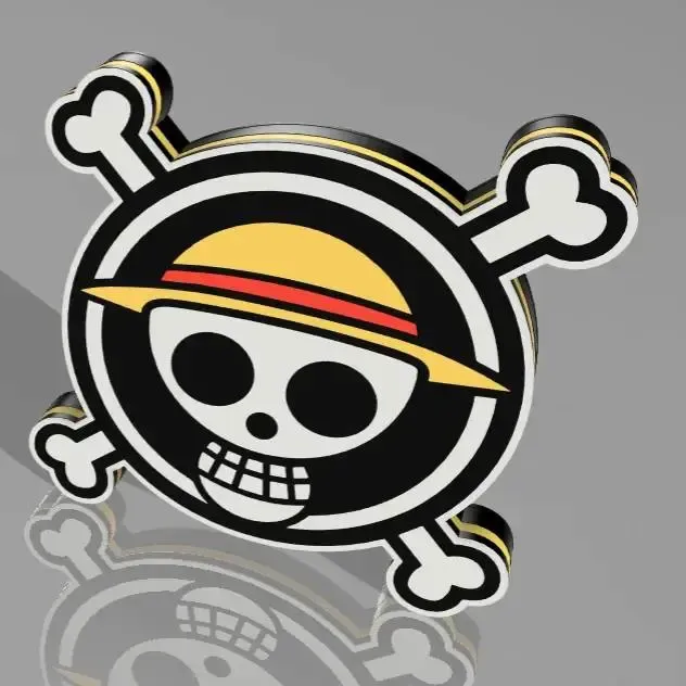 One Piece Skull & Crossbones (LED Lightbox