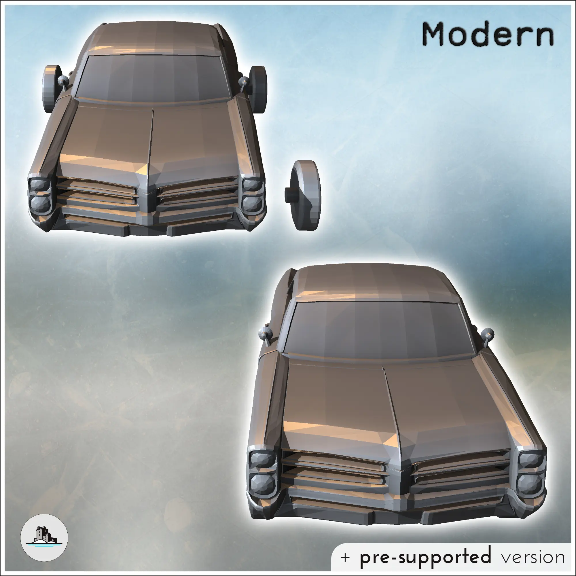 Luxury car Pontiac 2+2 Plus (10) - miniatures warhammer tabl | 3D ...