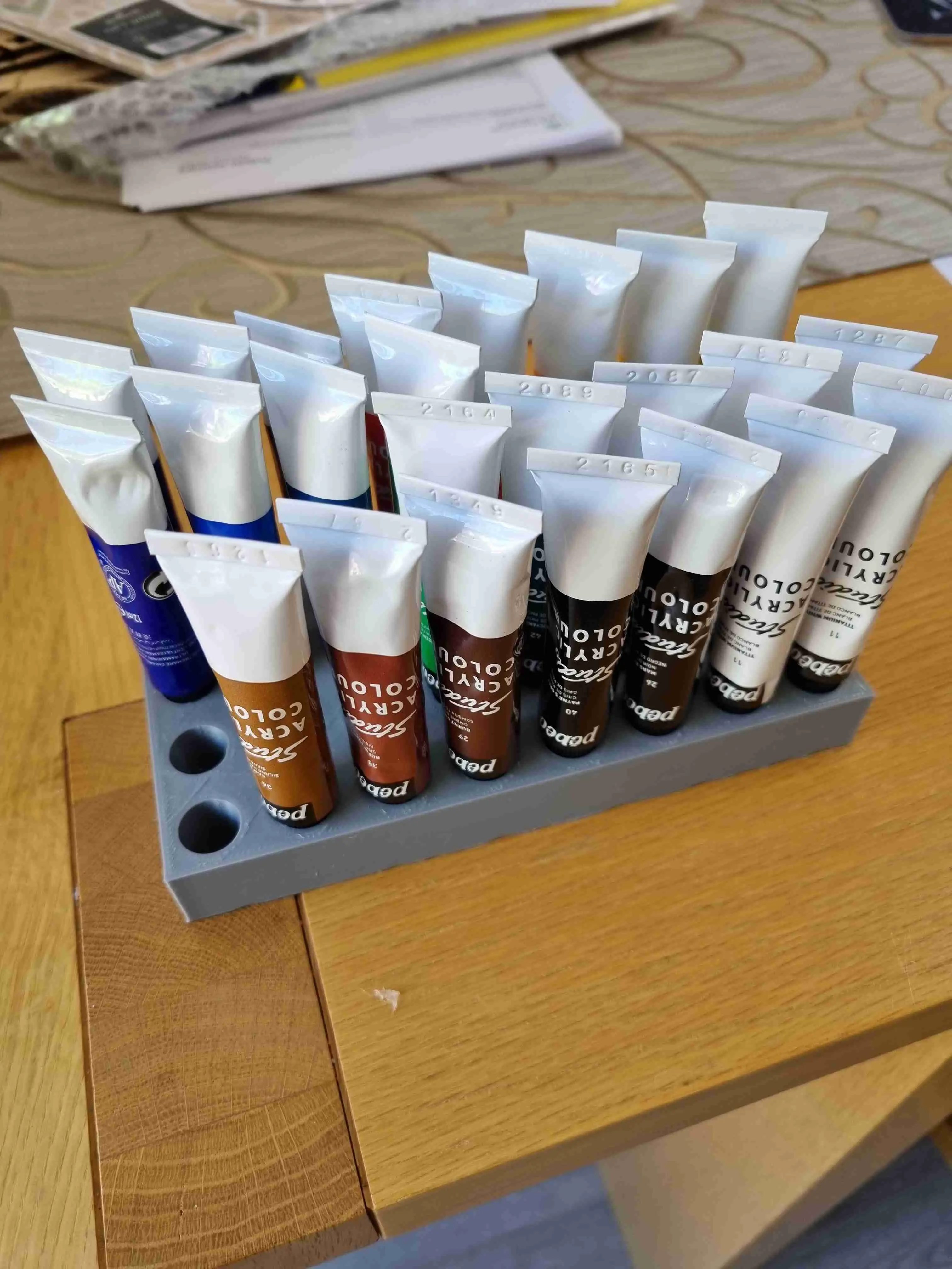 Paint tube stand