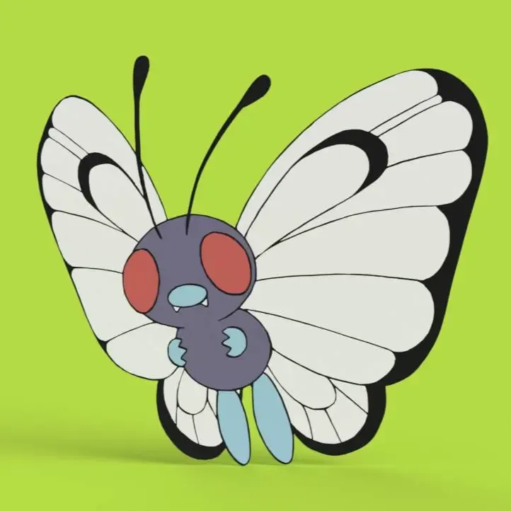 Butterfree Wall Art