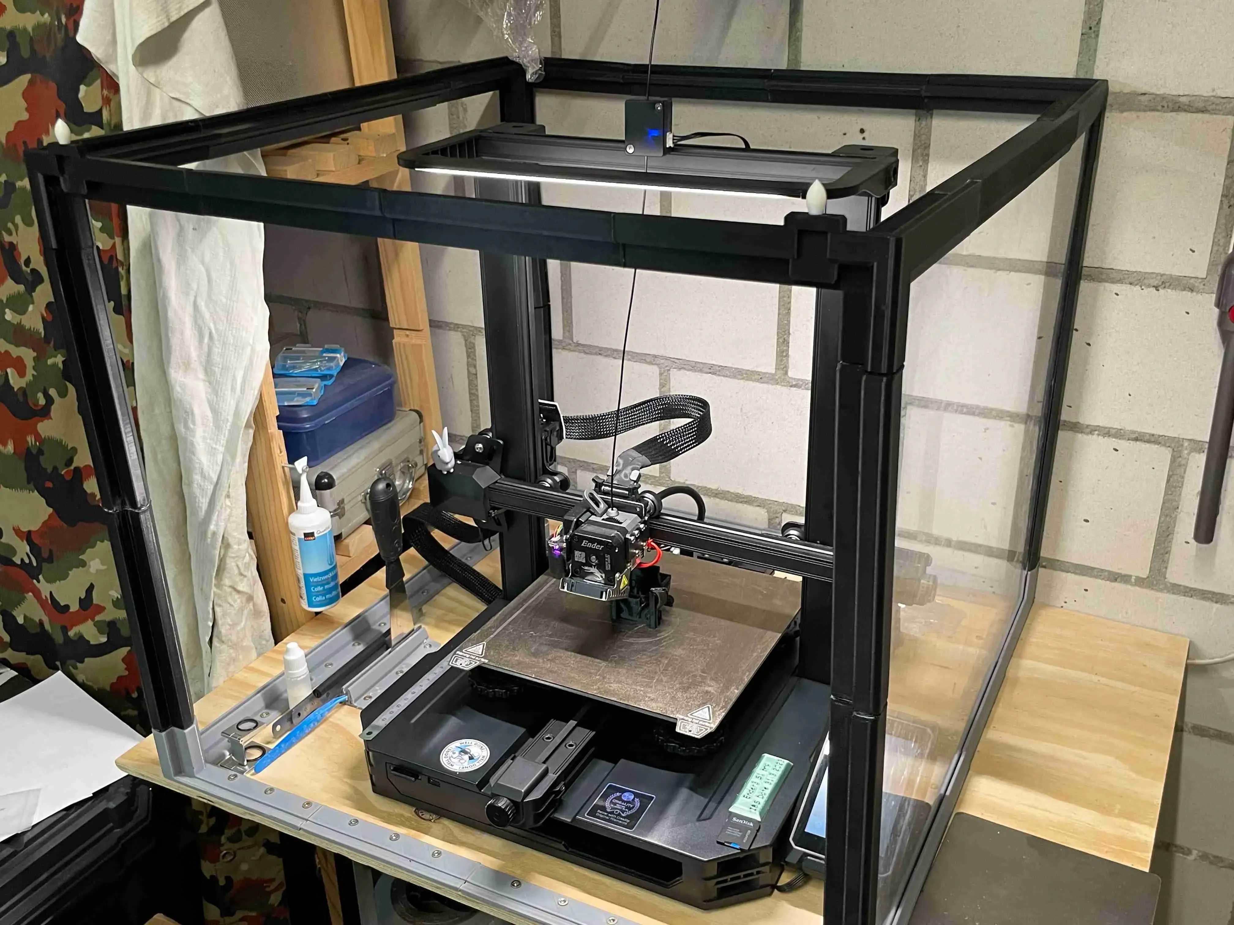 Ender3 S1 pro Print-Cabin / Drucker-Kabine für Ender3 S1pro
