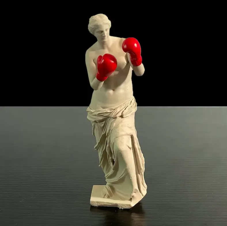 VENUS DE MILO - BOXING - STATUE - DECOR
