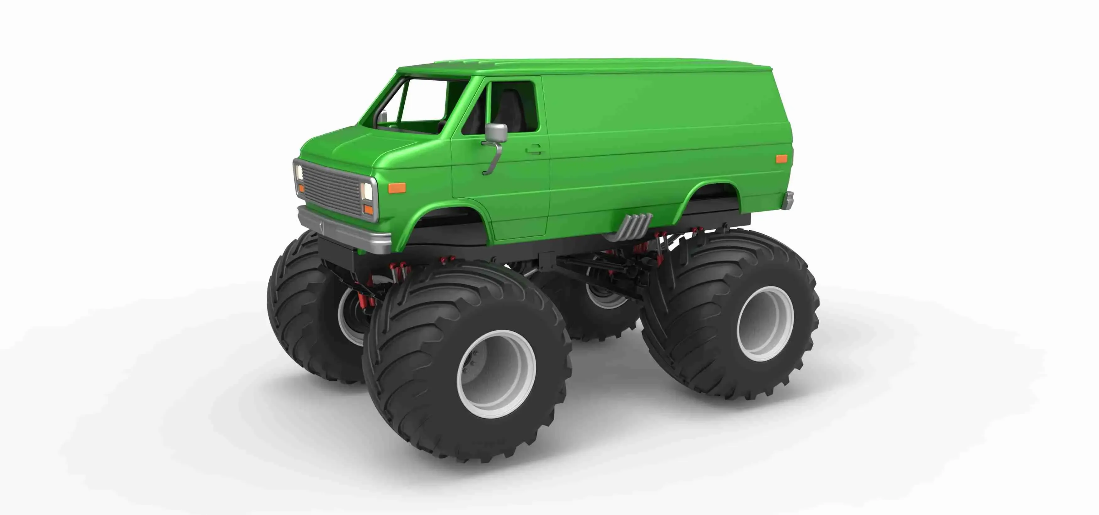 Monster Truck Van Scale 1:25
