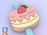 Straw Topper strawberry cake-1