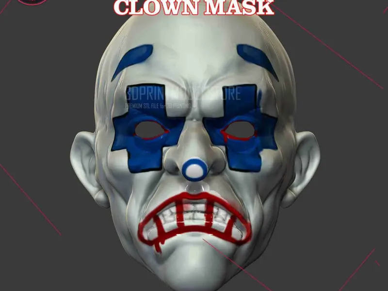 Kara Şövalye Joker Maske Henchmen Palyaço Cosplay Cadılar Bayramı