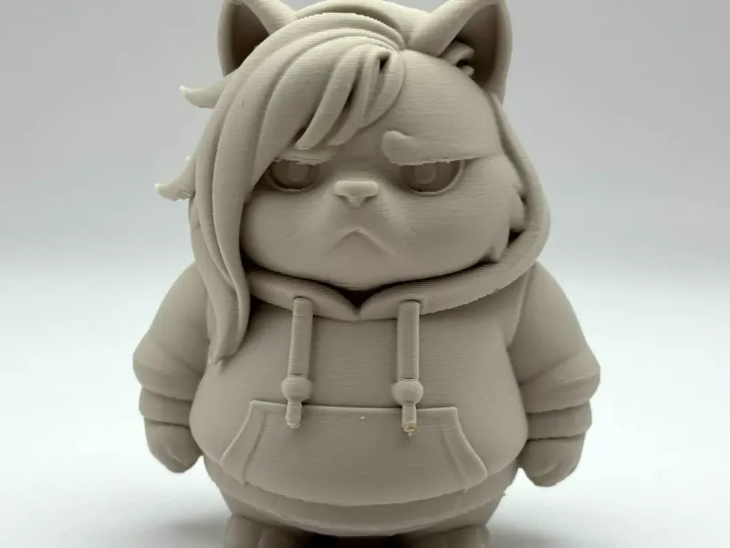 Grumpy Goth Kitten