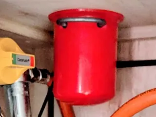 Gas Kappen Halter Deckel Halterung gas cap holder camper rv