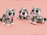 Articulated Cat STL & 3MF – Flexi Print in place animal-3