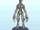 Alien with big hands and feets 2 - miniatures sci-fi science-1