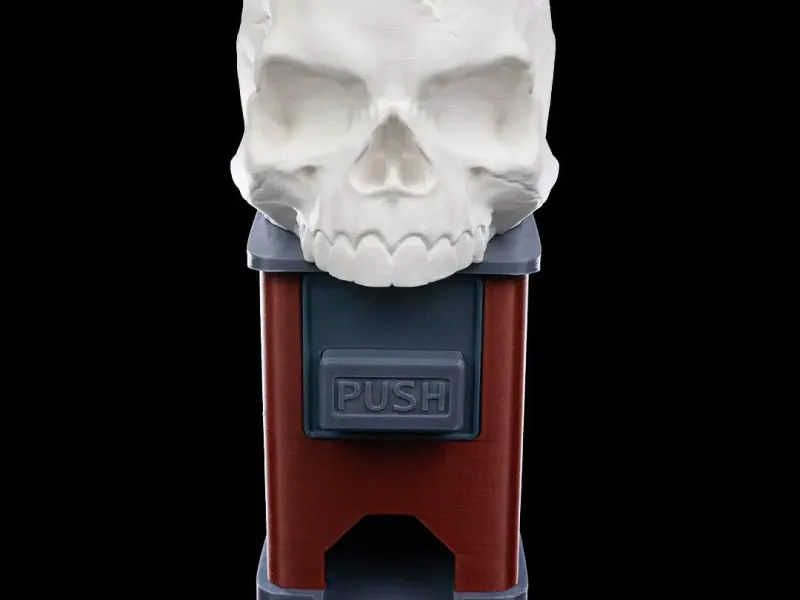 Dispenser de Doces de Caveira
