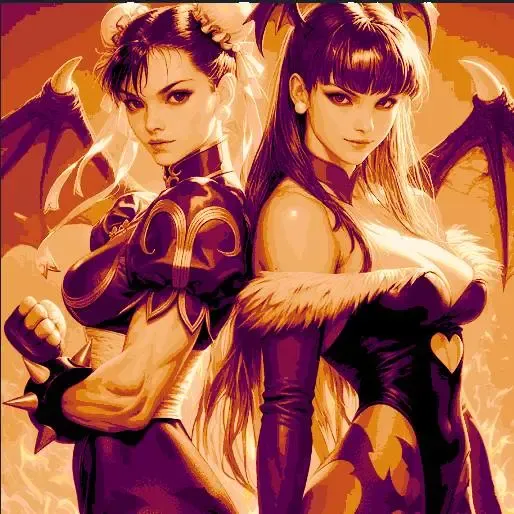Morrigan x Chun Li