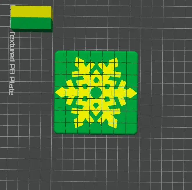 Snowflake Sliding Fidget Cubes