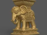 Elephant Table-Pot-planter-candy container-urn-candle holder-2