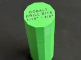 15 PC Cobalt SAE Drill Bit Case-1