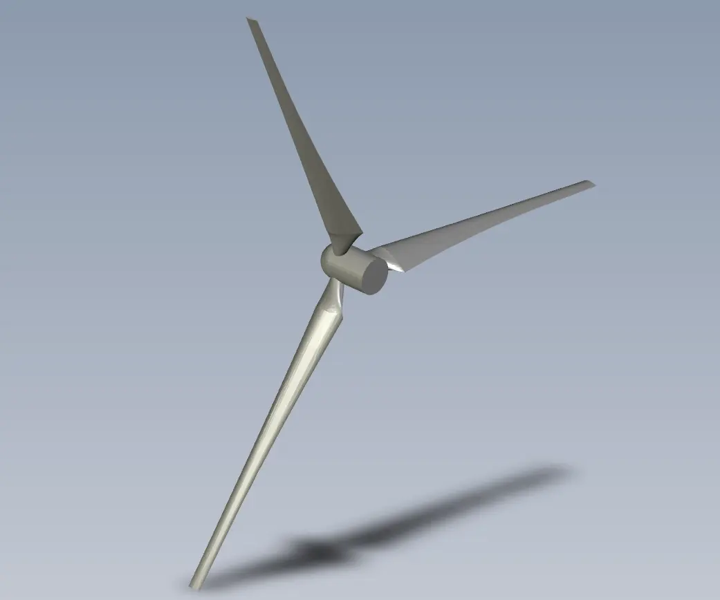 Rüzgar Türbini GE-1.5-Megawatt Model (Düz ve Köpekbalığı Dişli)