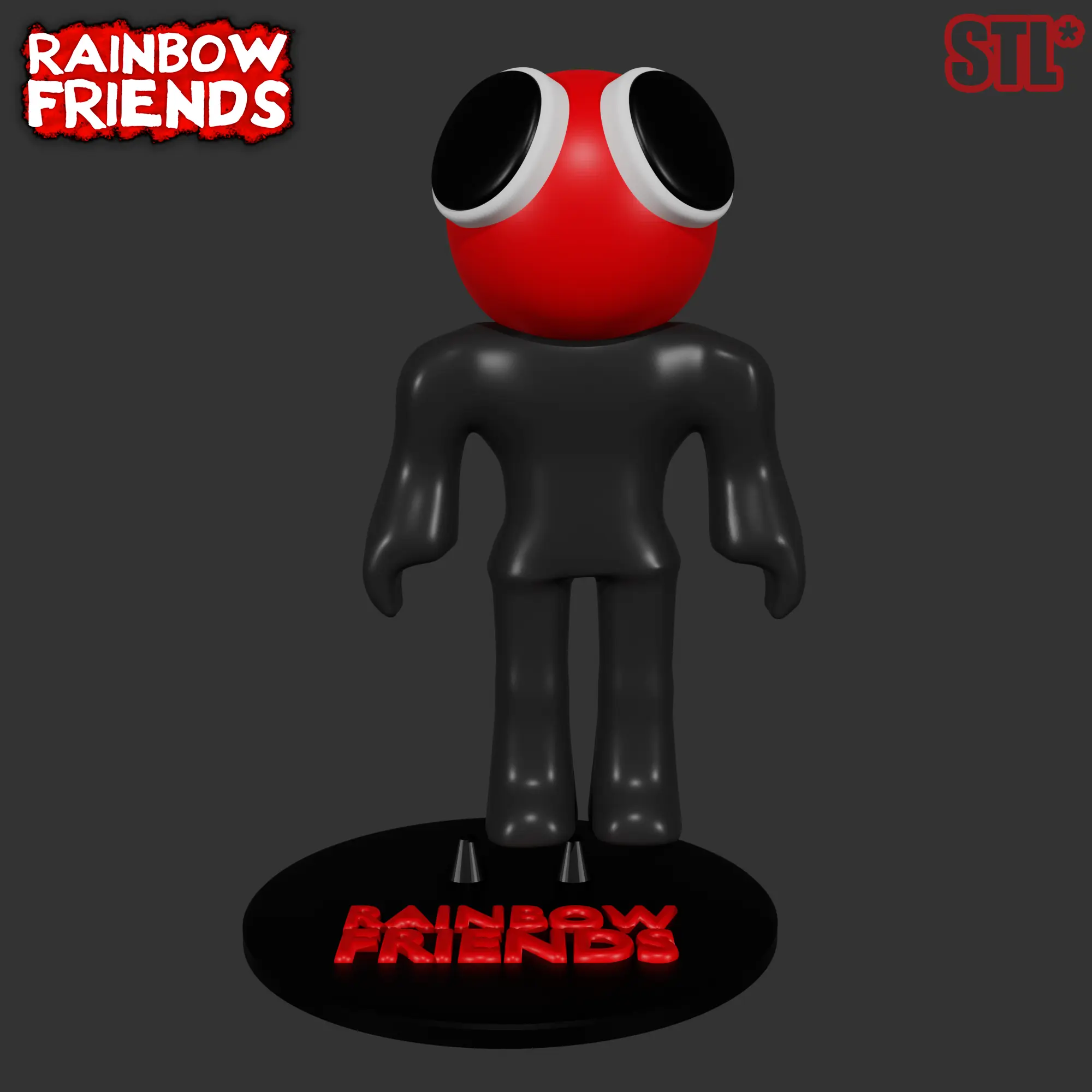 ROSSO DI ROBLOX RAINBOW FRIENDS | 3D FAN ART