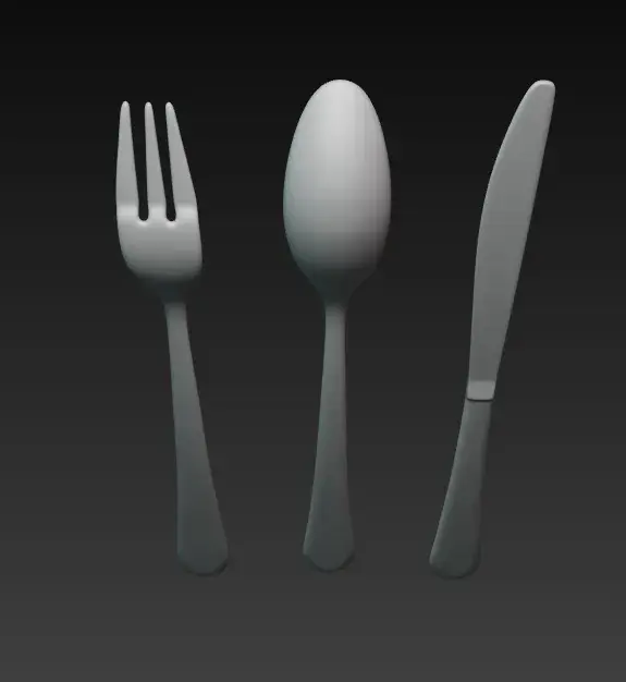 knife, spoon, fork / Besteck