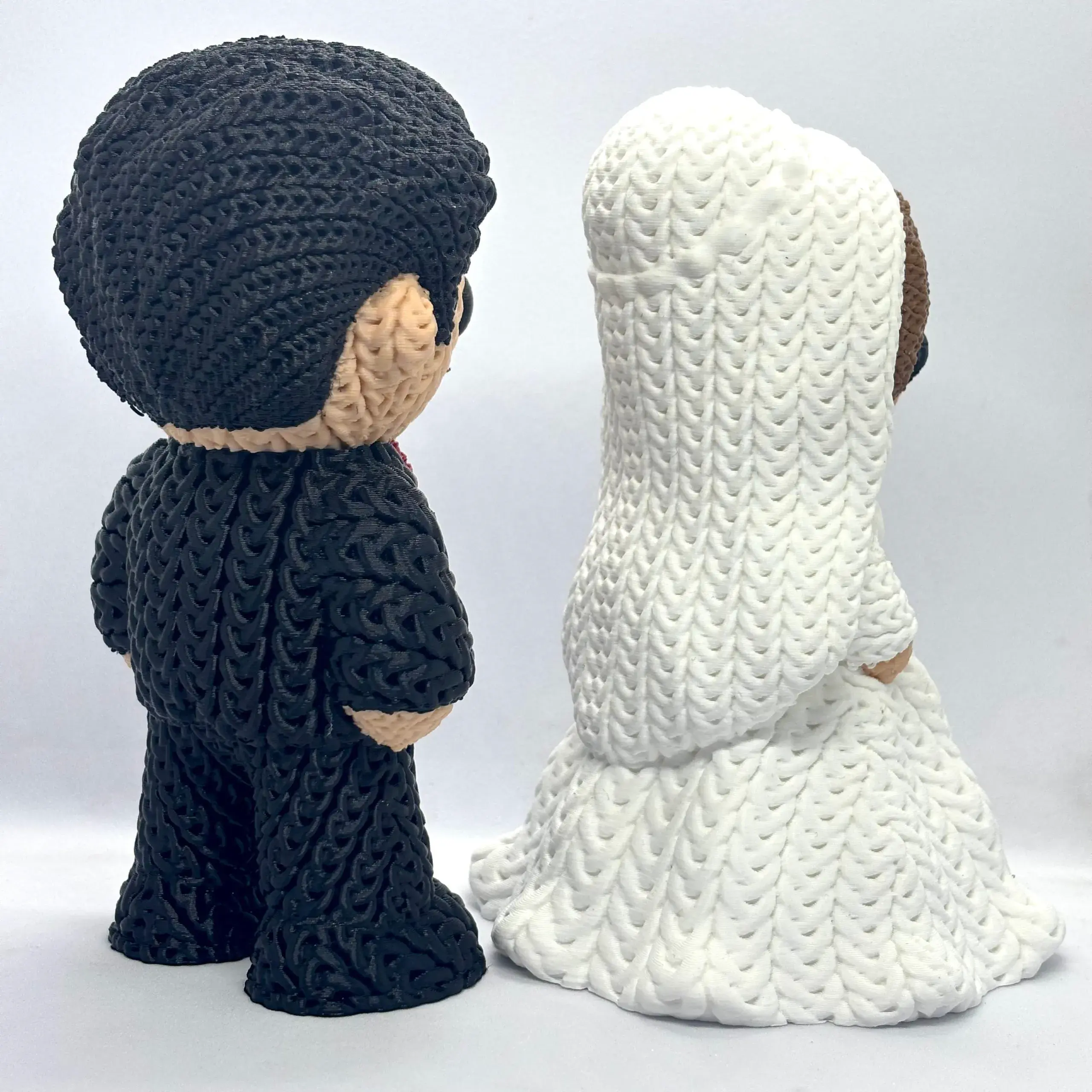 Knitted Bride and Groom