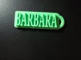 Llavero con el nombre Barbara.-1