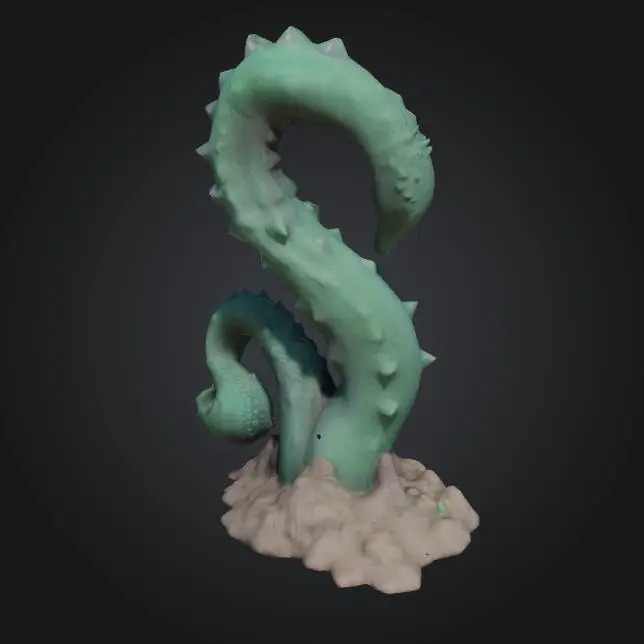 Dnd Rectangle Free Other STL Download - Giant tentacle miniature DnDby Rectangle