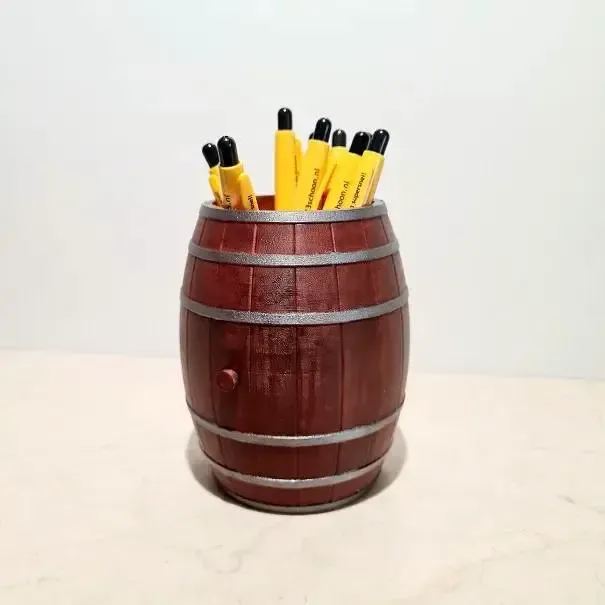 barrel pen/pencil holder