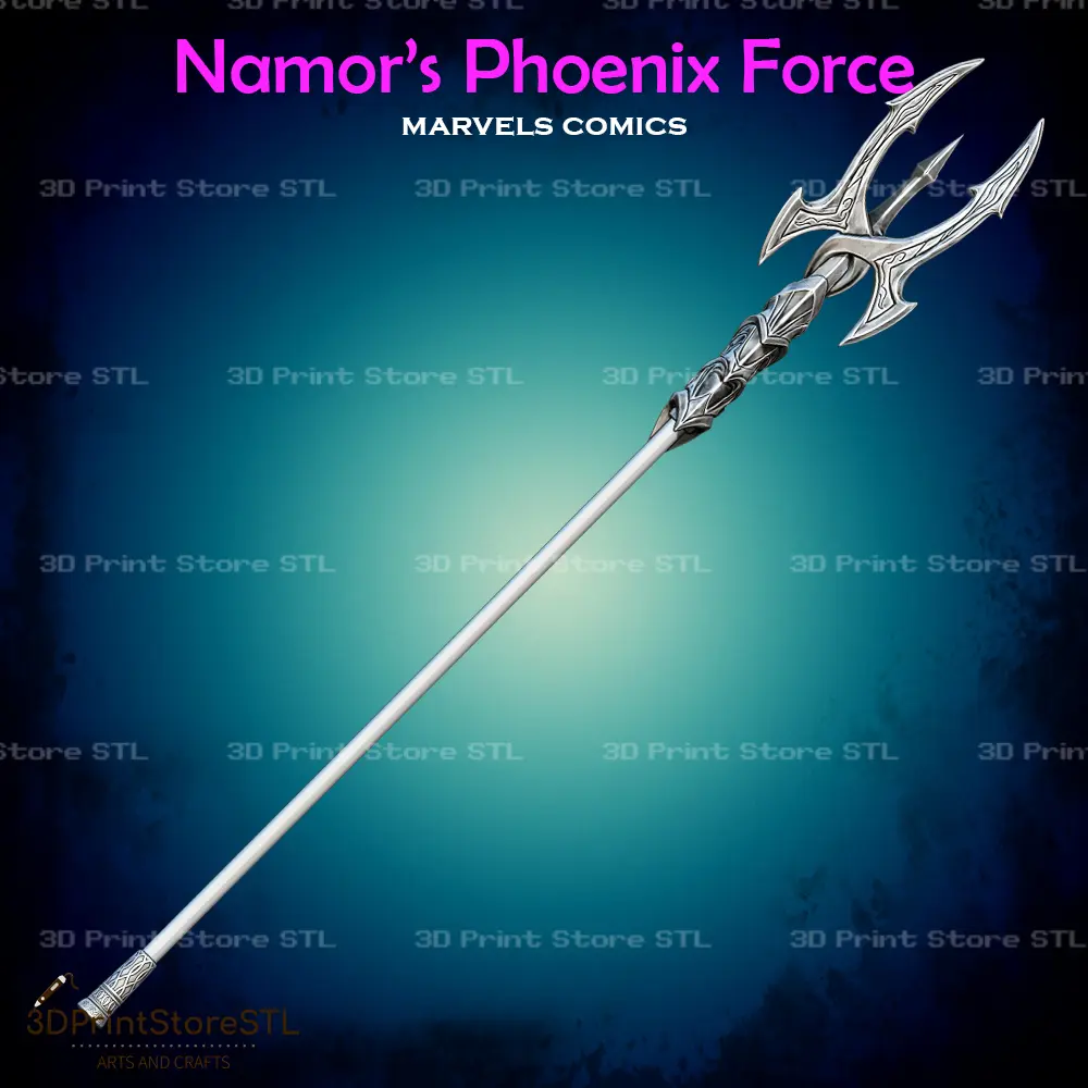 Phoenix Force Namor Trident Cosplay Marvel - STL File