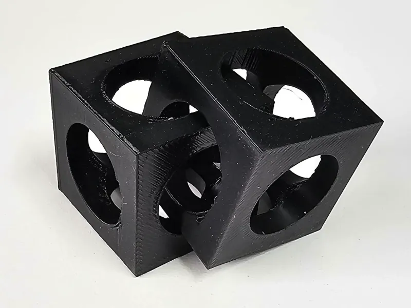 Impossible linked cubes - Created using only Bambu Studio