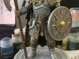 Runic Viking Warlord with Axe and Shield-1