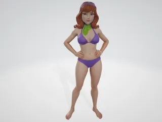 Daphne Blake en bikini