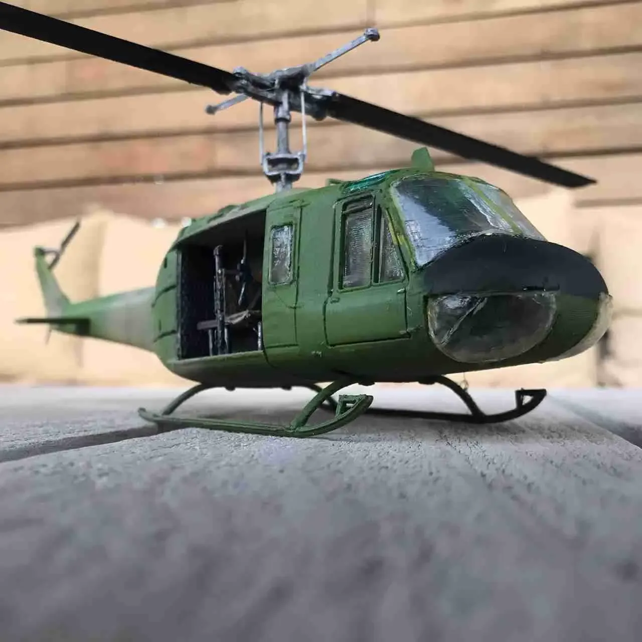 HUEY UH1H HELICOPTER PRINTABLE ASSEMBLY KIT SCALE 1 48