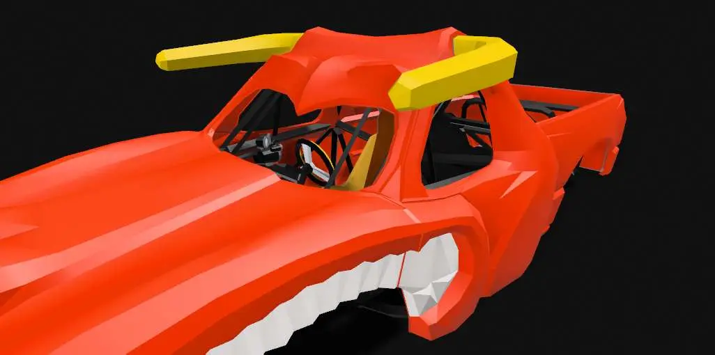 RC 1:12 EL TORO LOCO BODYSHELL MONSTER TRUCK