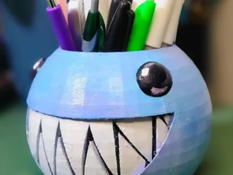 Bubble pencil holder!