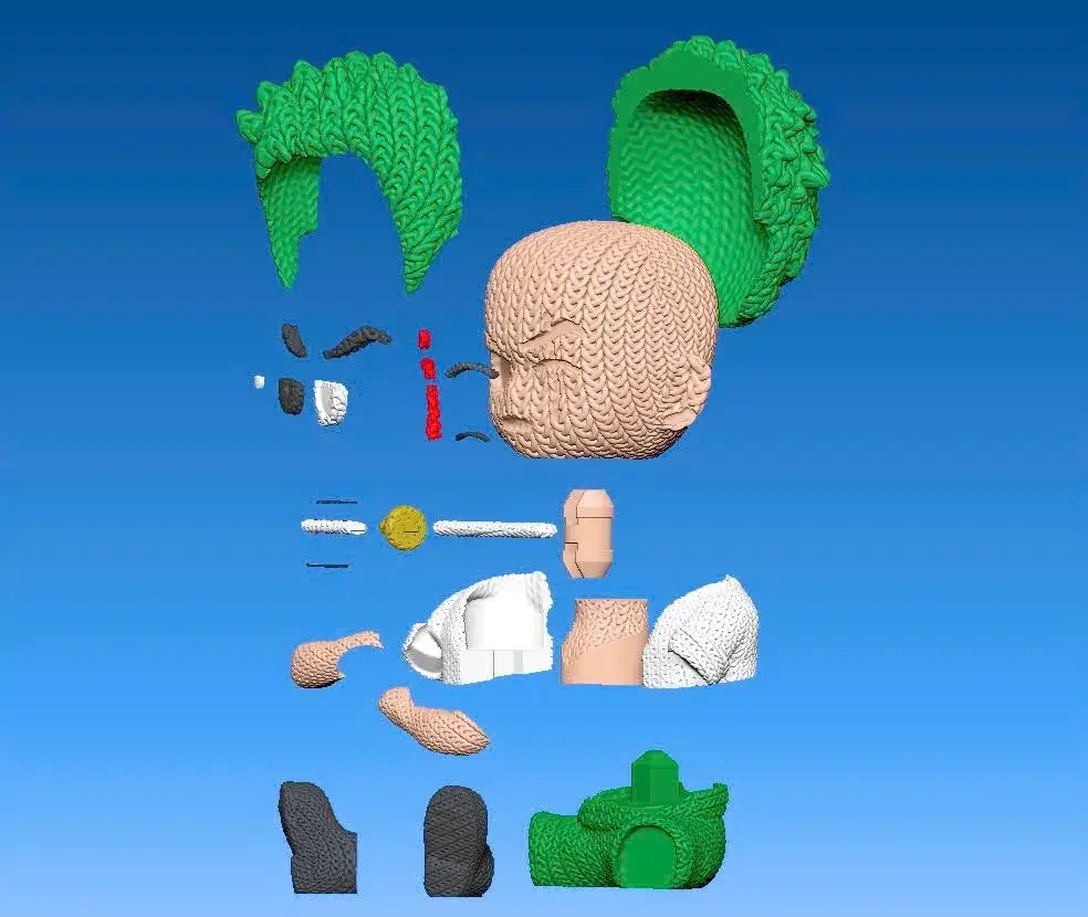 Zoro Crochet - Knitted - Multiparts