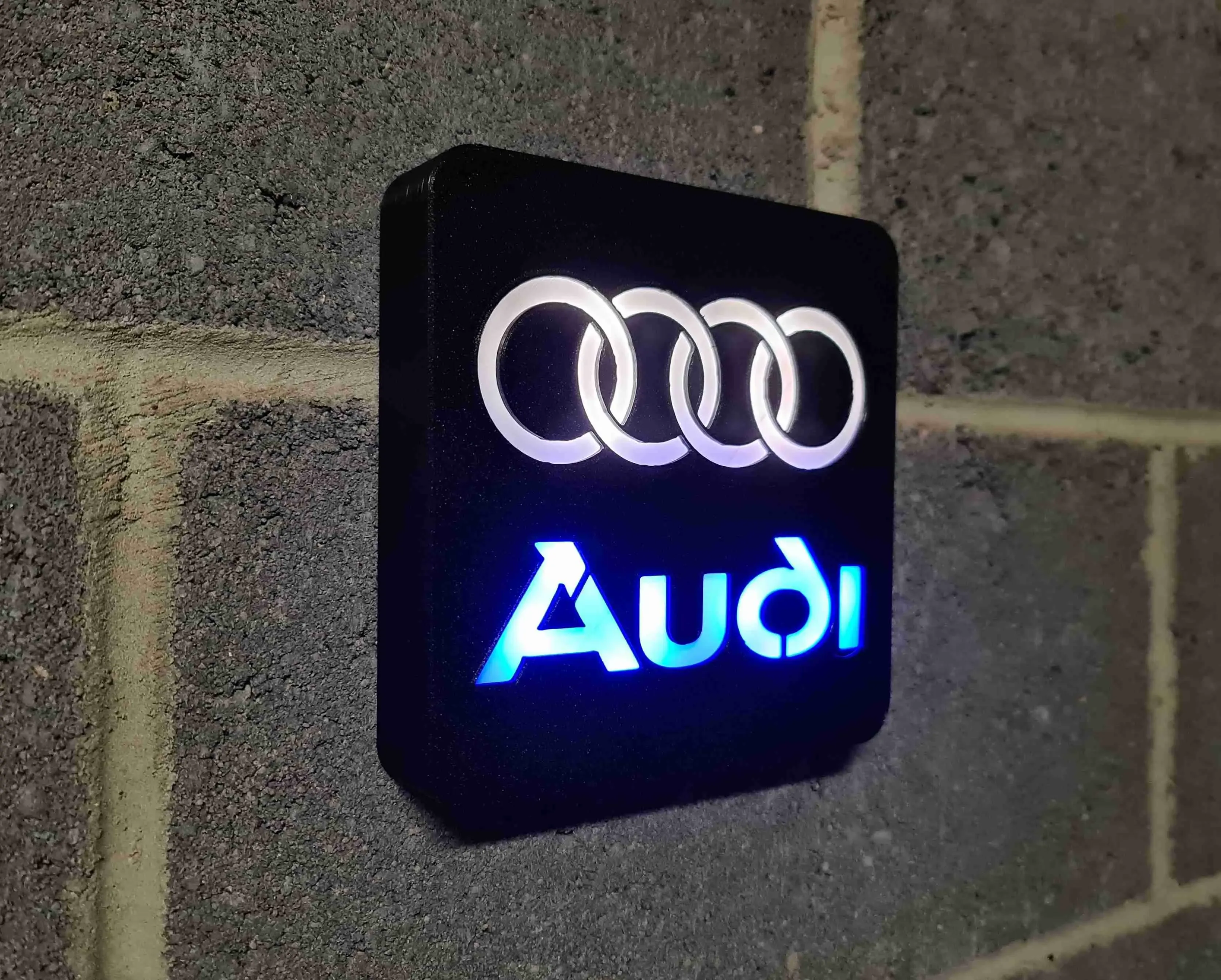 Audi LED Light Box Desk or Wall Mounted RS TT GT TTS QUATTRO