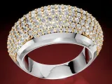 Mountain diamond Pave Ring-3