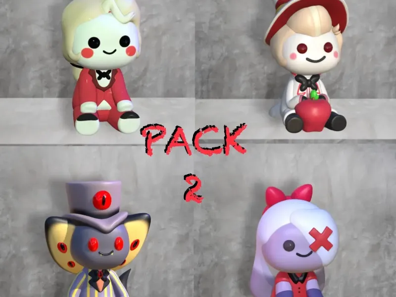 HAZBIN HOTEL CHIBI’S PACK 2