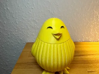 Modernes Osterküken – Minimalistische Frühlingsdeko