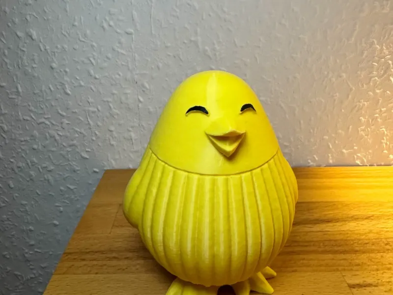 Modernes Osterküken – Minimalistische Frühlingsdeko