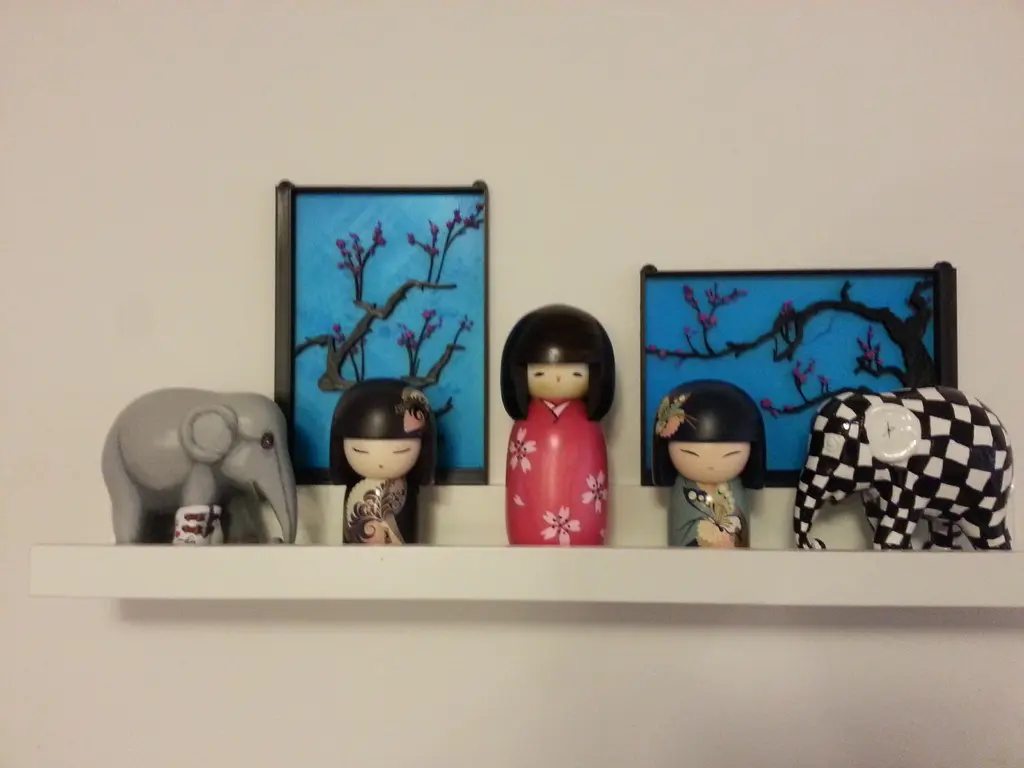 Japanese Cherry Tree Painting - Vertical