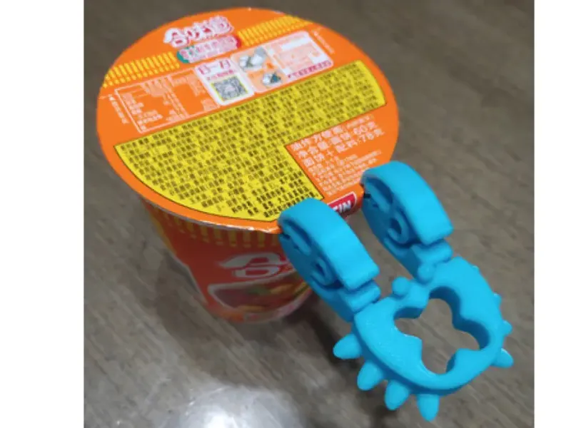 Clip crab -  Instant noodle