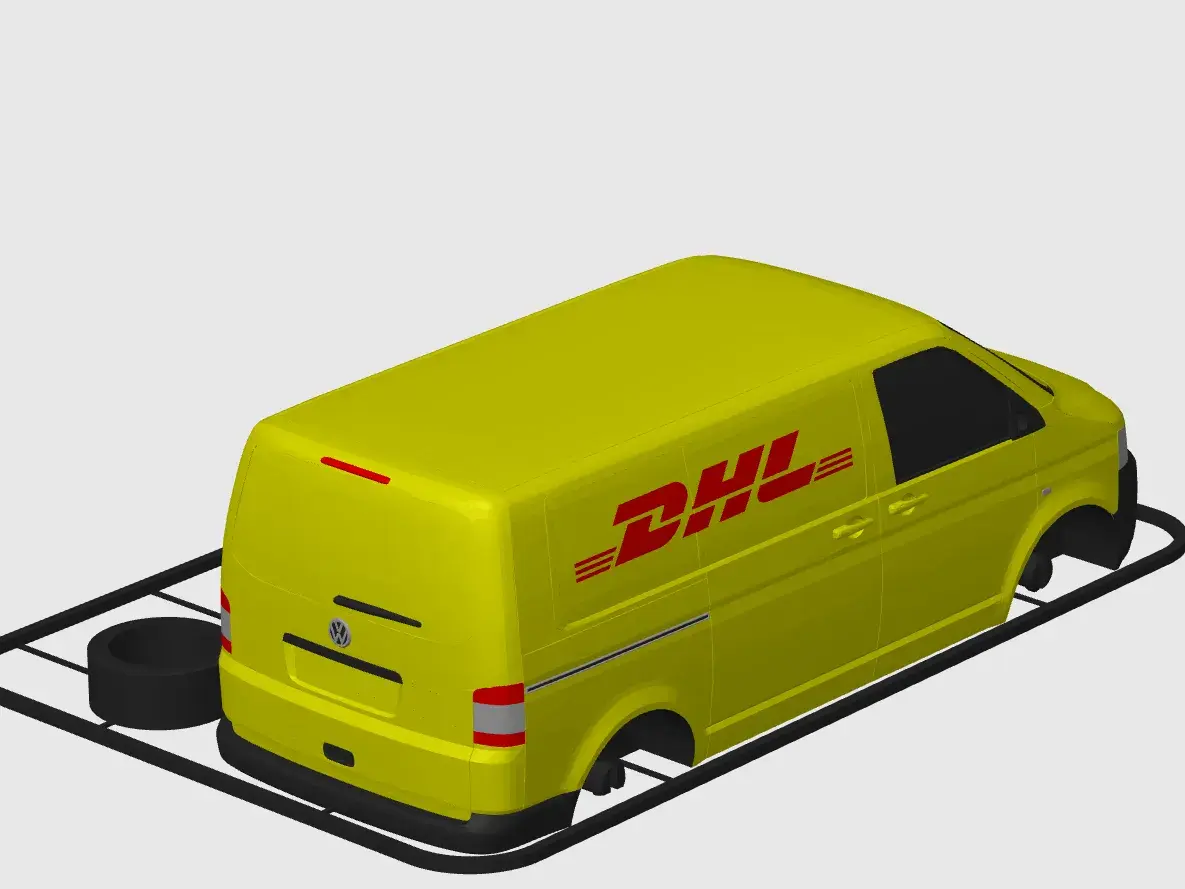 VW T5 Parcel Service Transporter Kit Card (AMS)