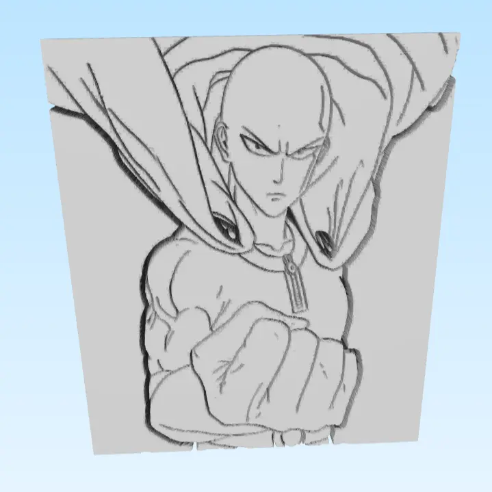 Saitama portrait ONE PUNCH MAN 