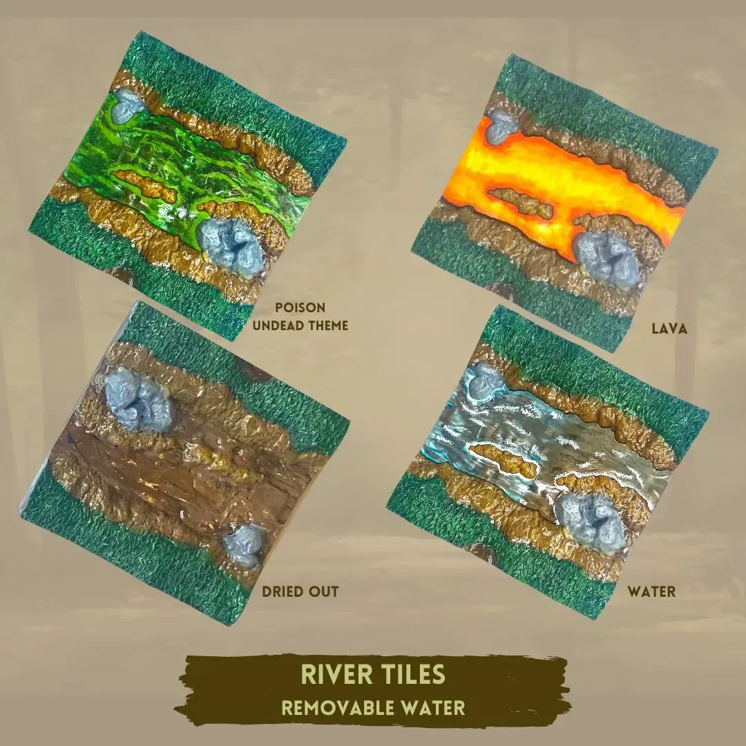 Interactive River Tile Sample - Treasure Island Kickstarter