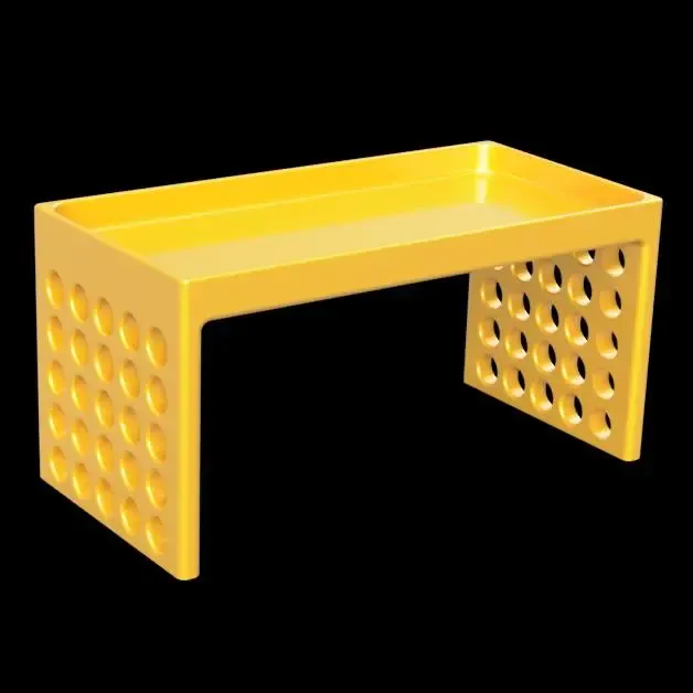 A small shelf for the monitor