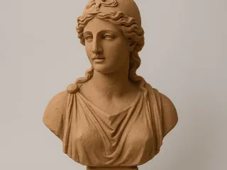Statua Busto Feminino