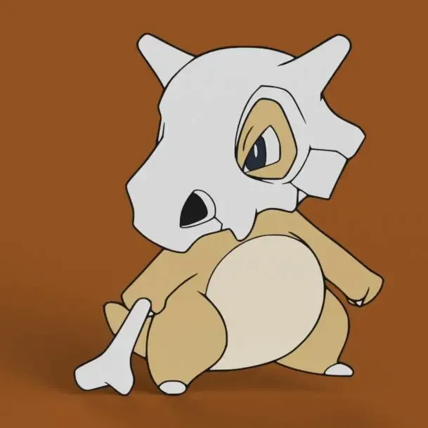 Cubone Wall Art
