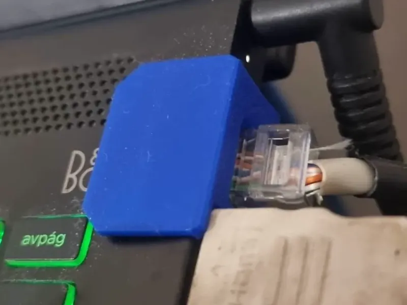 Laptop ethernet door fix