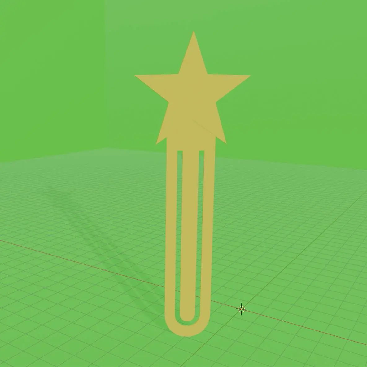 Bookmark with a star