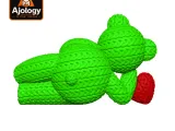 Knitted Cute Bear – STL & 3MF Files for 3D Printing-5