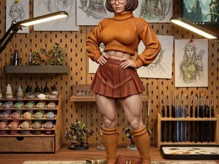 Velma musculada